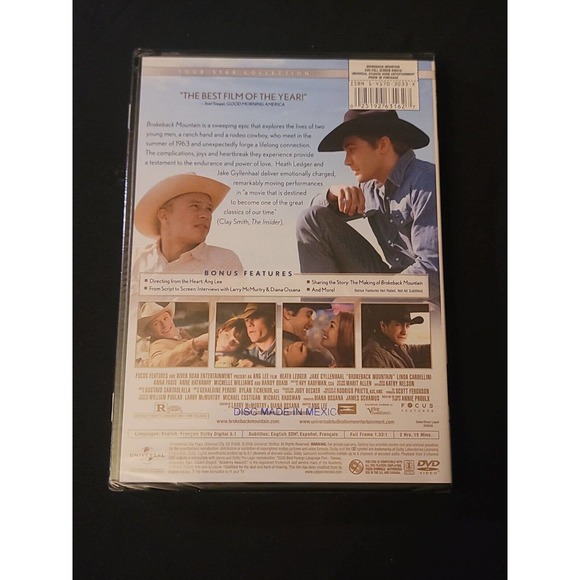 Four Star Collection Brokeback Mountain DVD New! - Picture 2 of 3